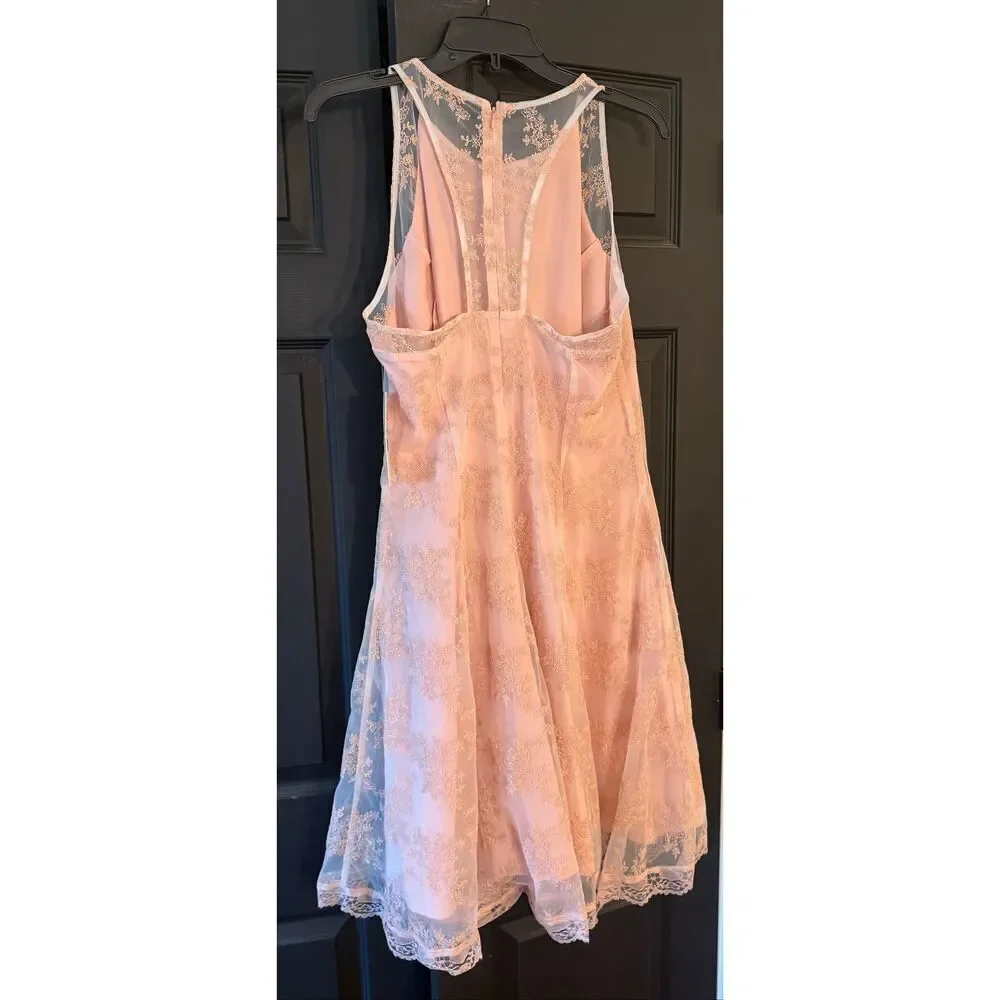 nanette Nanette Lepore Embroidered Mesh Dress Size 10